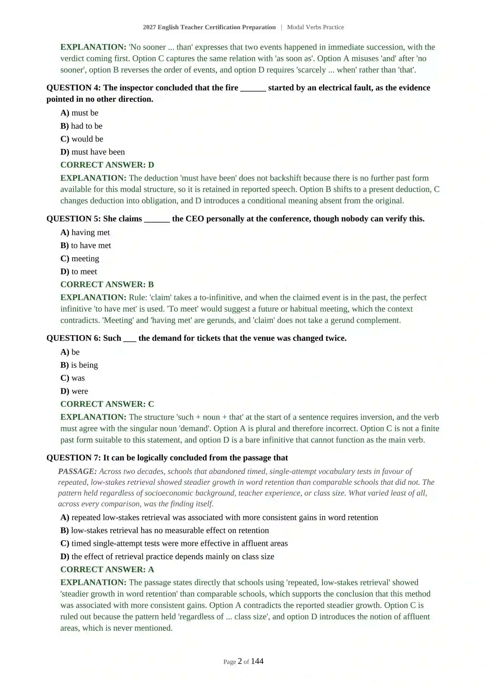 Modal Verbs Practice 3