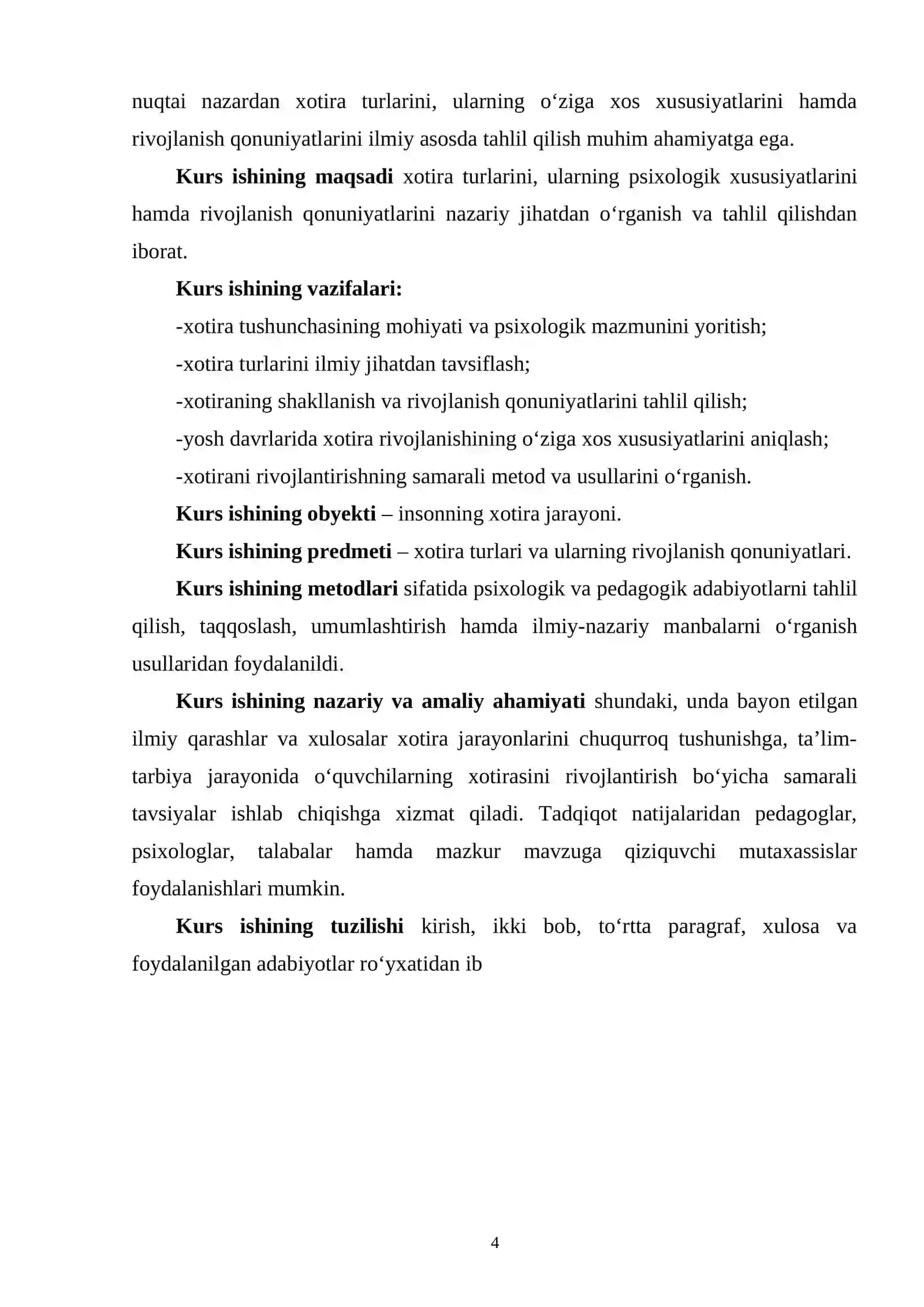 XOTIRA TURLARI VA ULARNING RIVOJLANISH QONUNIYATLARI 3
