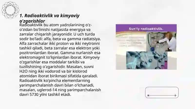 Radioaktivlik nurlanishining kimyoviy tasiri 3