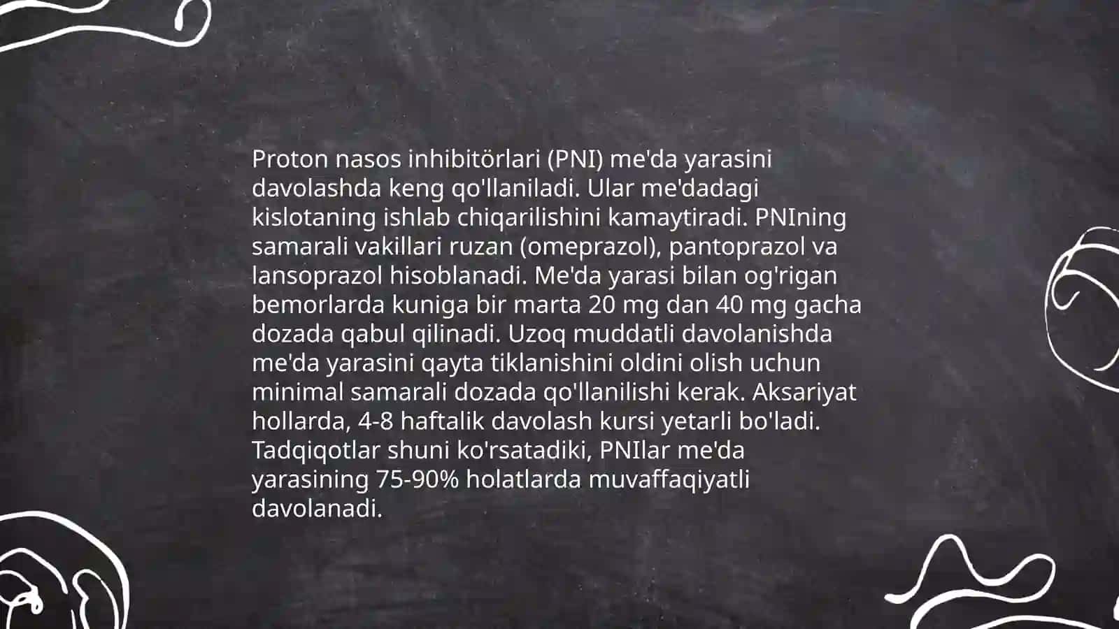 Me'da va 12 barmoq ichak yarasini qoʻllanadigan dori vositalari 3