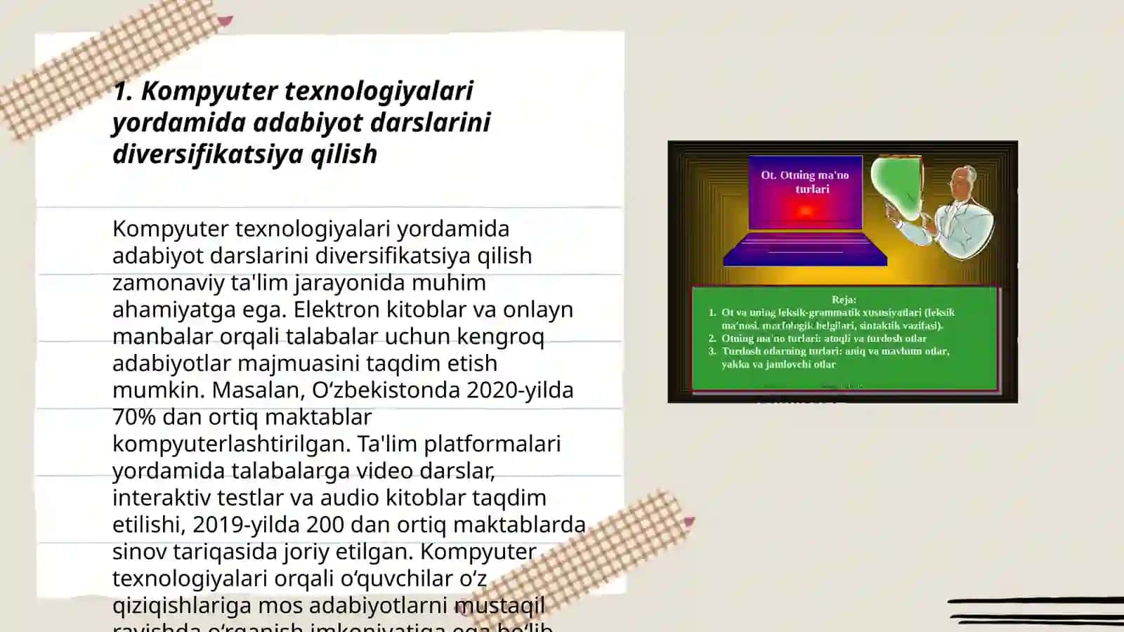 Adabiyot oʻqitishda darslarni kompyuterlashtirish 3