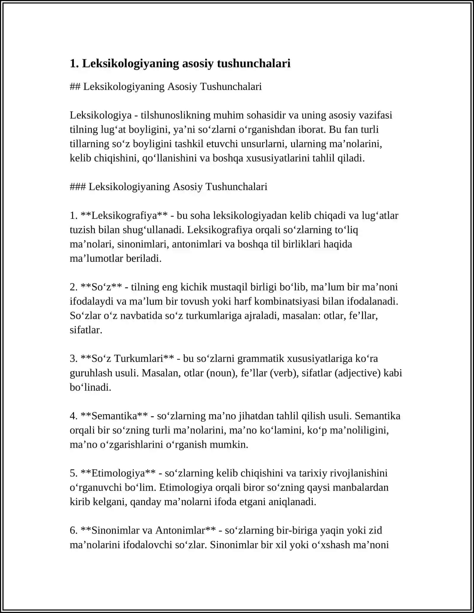 LEKSIKOLoGIYa 3