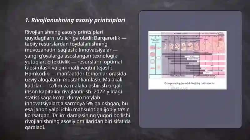 Rivojlanishning umumiy qonunlari va kategoriyalari 3