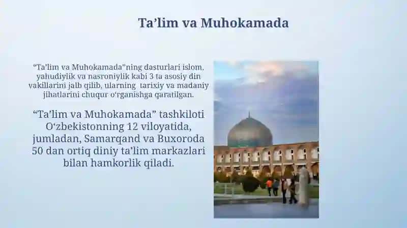 Ta'lim va Muhokamada 3