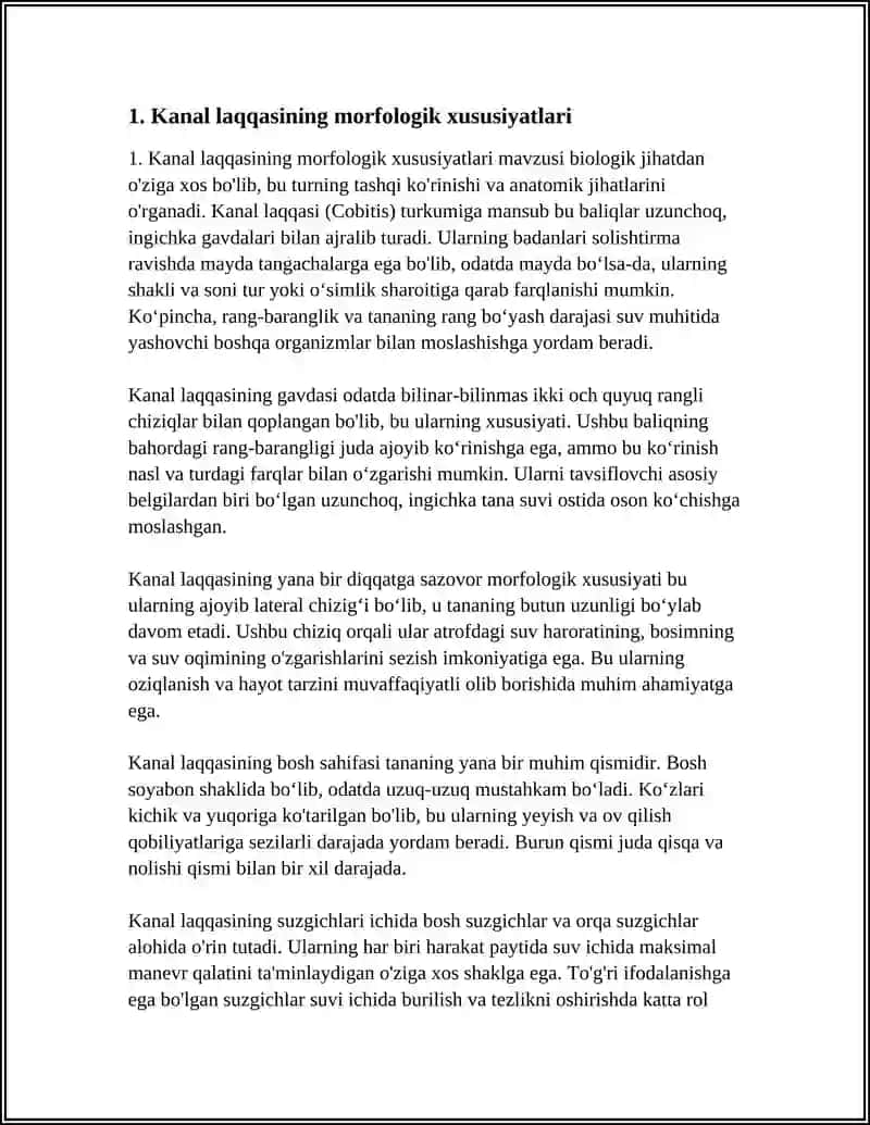 Kanal laqqasining biologik xususiyatlari 3