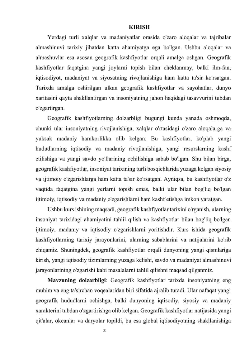 Buyuk geografik kashfiyotlar. 3
