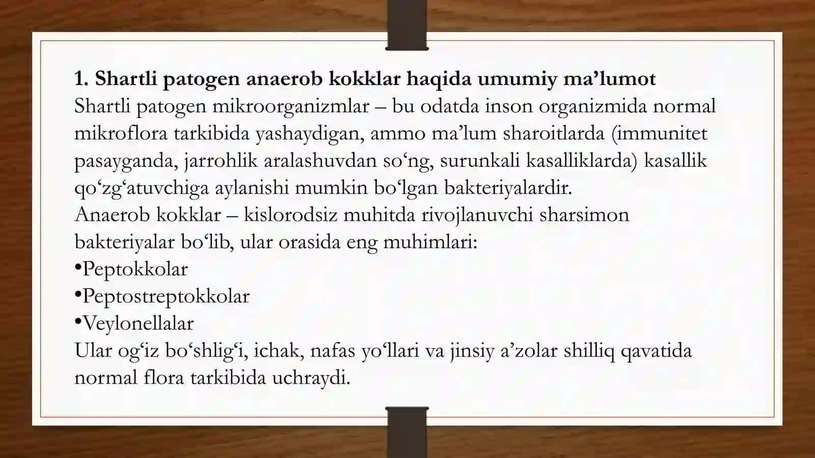 Shartli Patogen Anaerob Kokklar 3