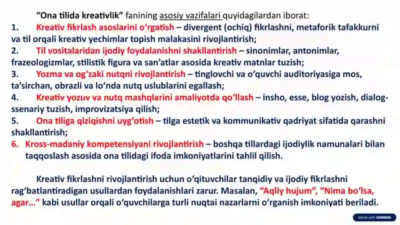 Ona tilida kreativlik 3