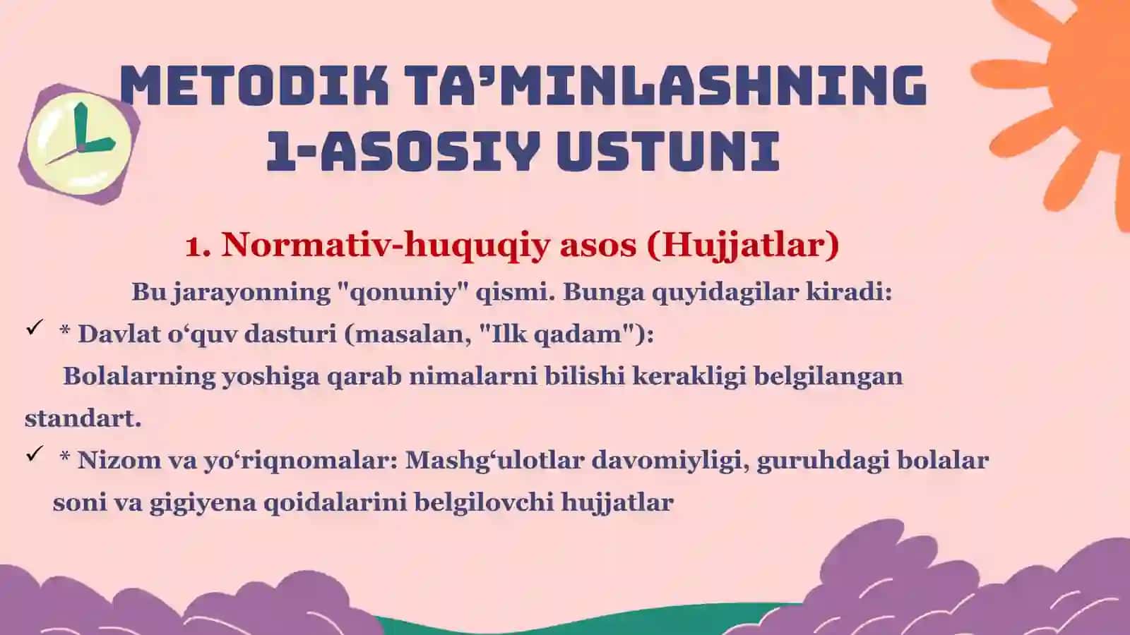 pedagogik jarayonni metodik ta’minlash. 3