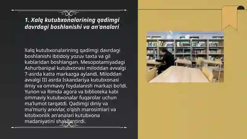Xalq kutubxonalarining rivojlanish tarixi 3
