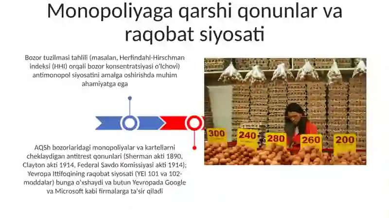 Bozor iqtisodiyoti. Bozor va uning tuzilishi 3