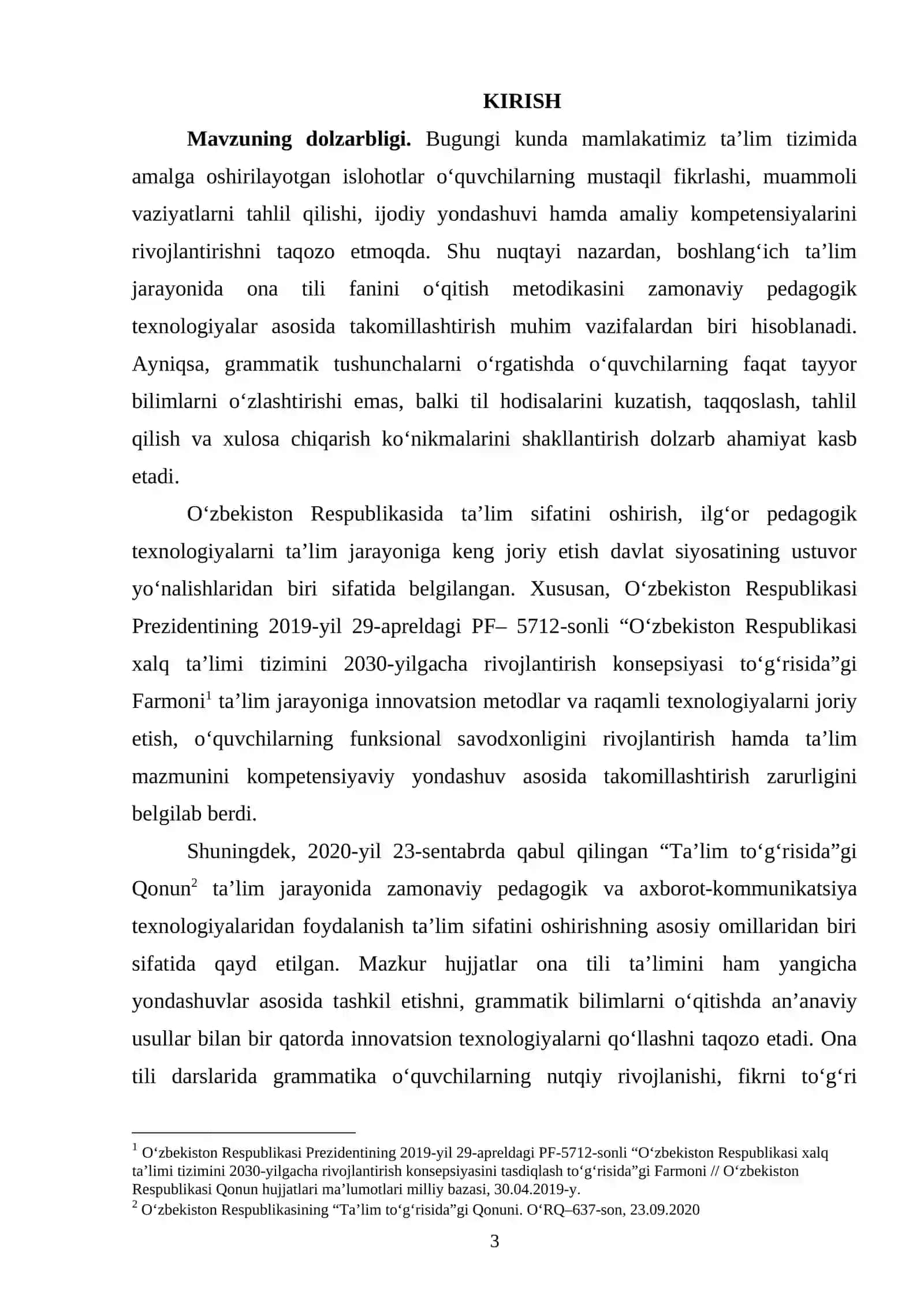 ОNА TILI FАNIDА GRАMMАTIK TUSHUNCHАLАRNI О‘RGАTISHDА MUАMMОLI TА’LIM TEXNОLОGIYАLАRINING SАMАRАDОRLIGI 3