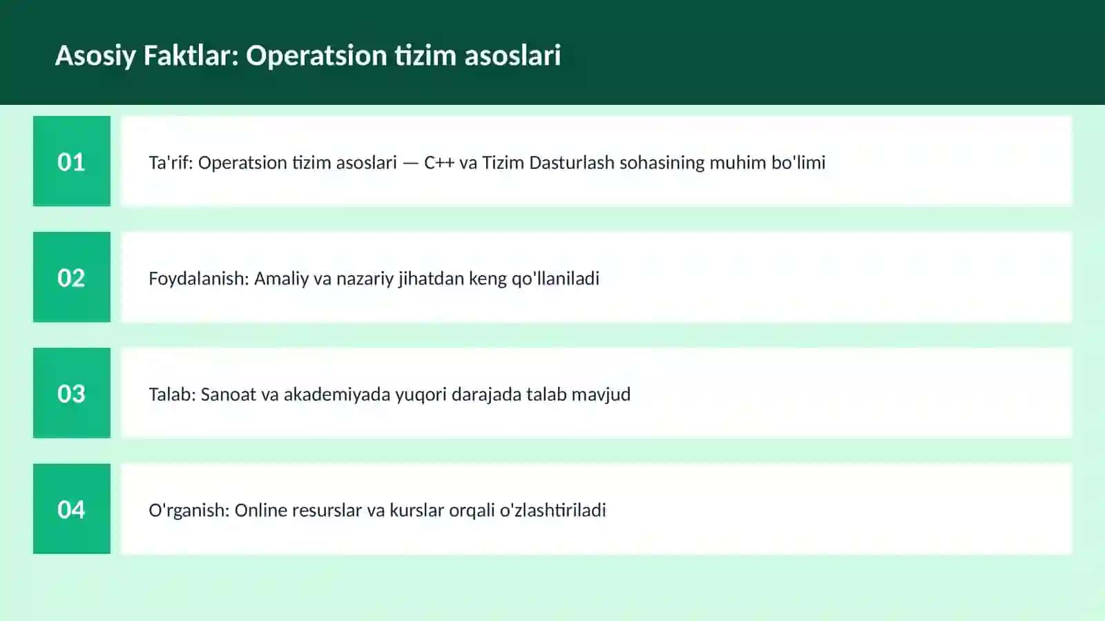 DASTURLASH | C++ VA TIZIM DASTURLASH 3