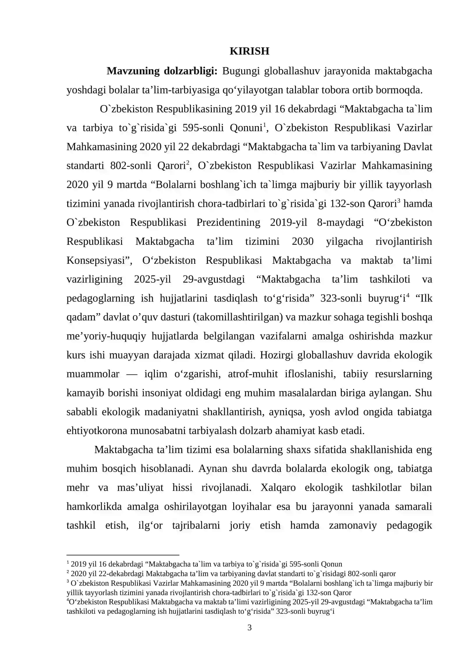 Xalqaro ekologik tashkilotlar bilan hamkorlikda amalga oshirilayotgan loyihalarning taʼlimga taʼsiri 3