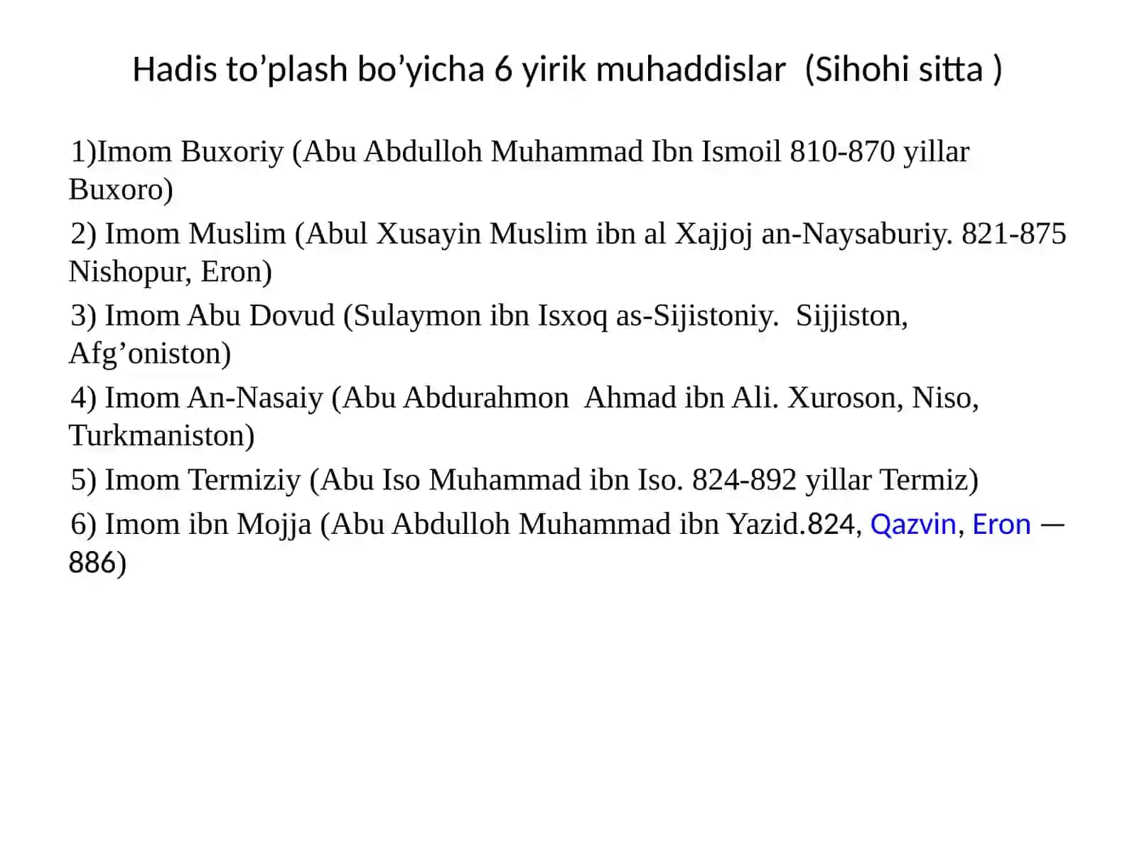 Abu Iso Muhammad at-Termiziyning hayoti va ilmiy merosi 3
