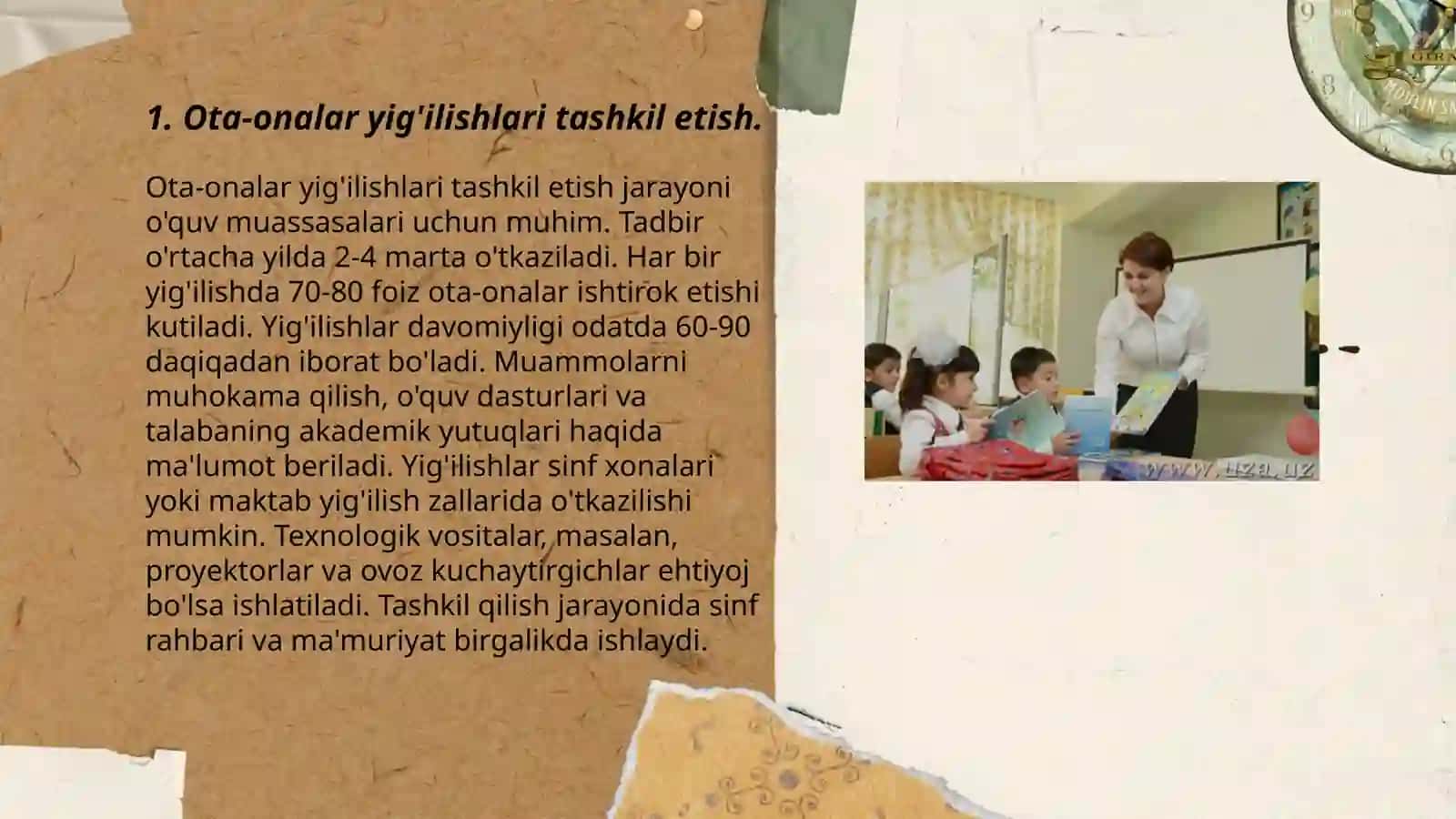 Guruh rahbarining ota-onalar bilan olib boradigan ish shakllari 3