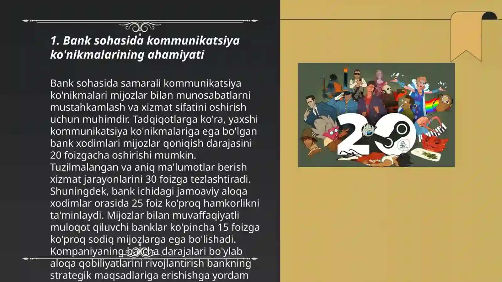 Bank jamoasida ishlashda kasbiy konikmalarning ahamiyati 3