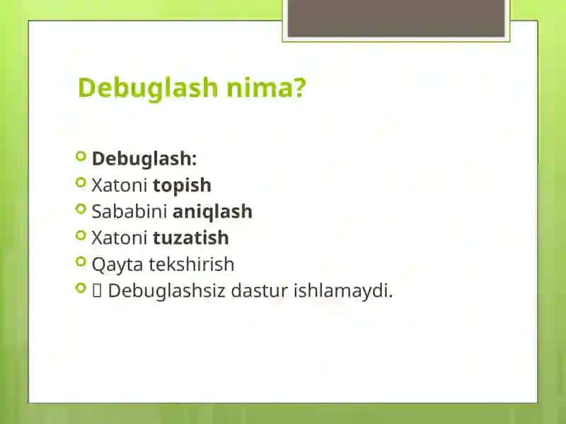 Debuglash 3