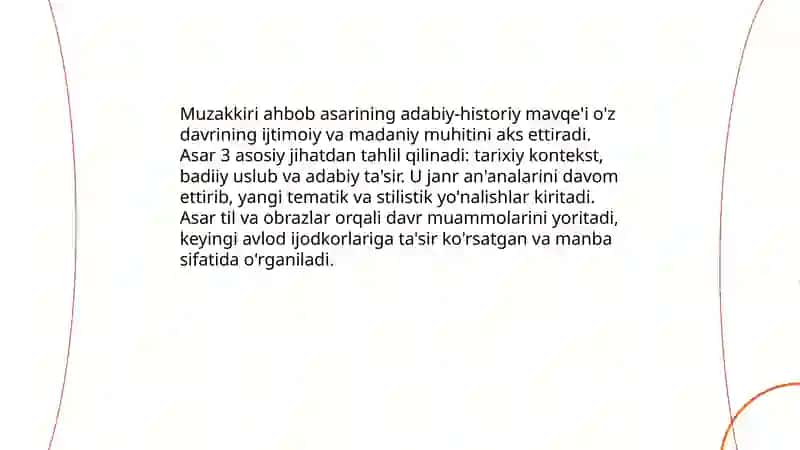 "Muzakkiri ahbob" va nazariy poetika masalalari 3