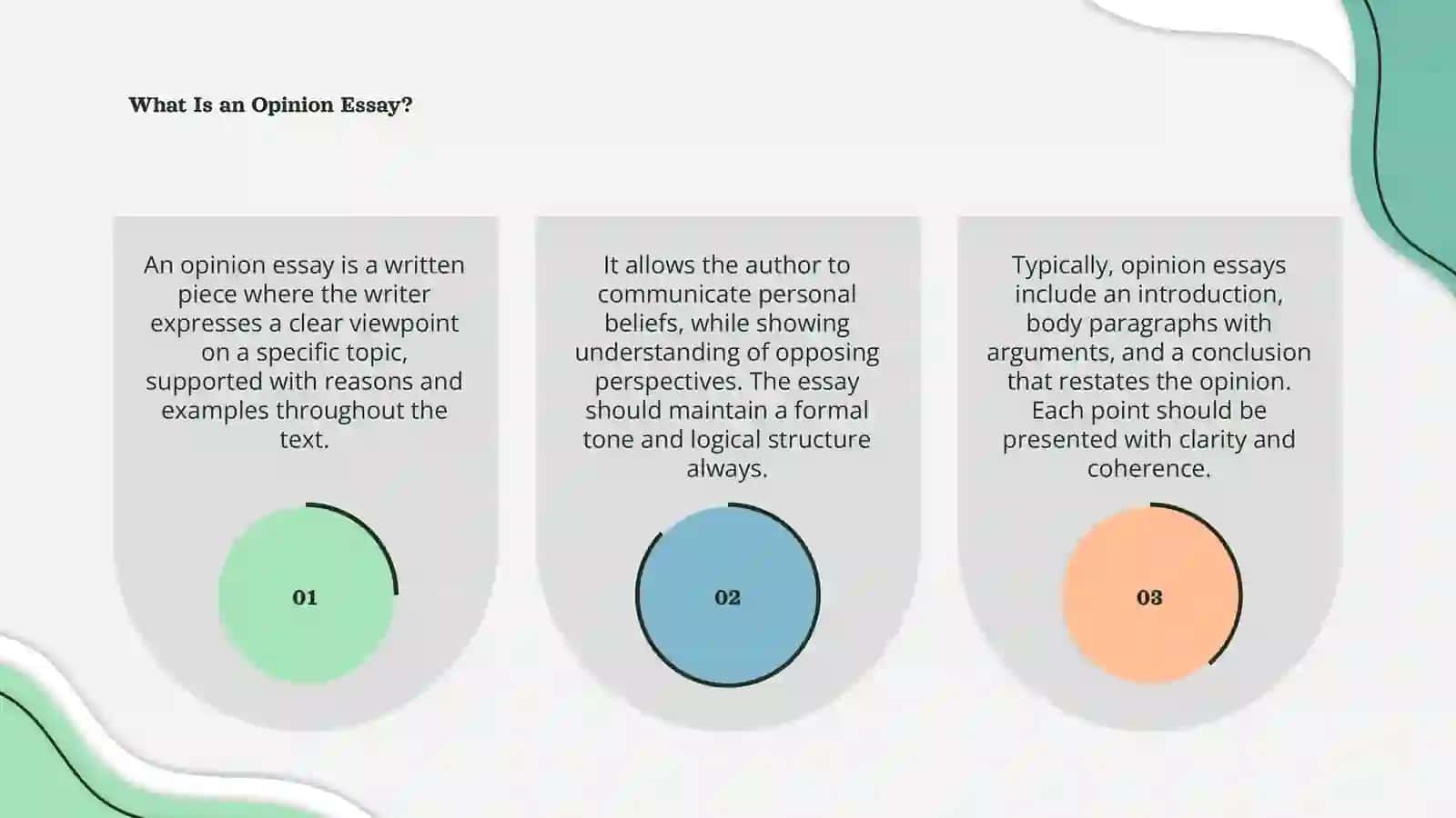 Opinion essay 3