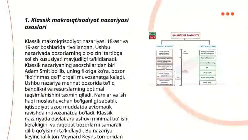 Makroiqtisodiy muvozanatning klassik nazariyasi 3