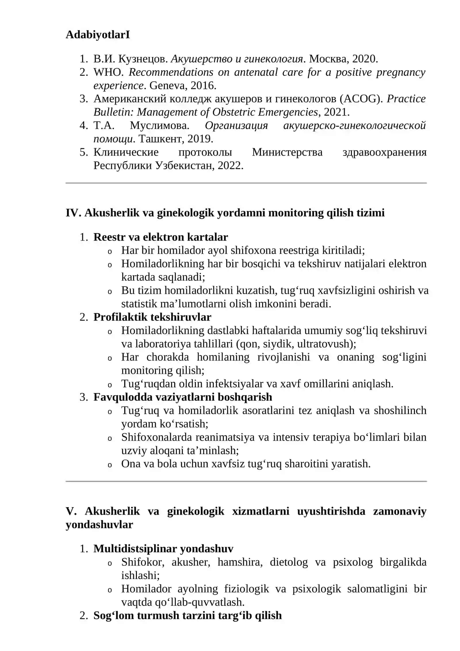 AKUSHERLIK VA GINEKOLOGIK YORDAMNI TASHKIL QILISH 3