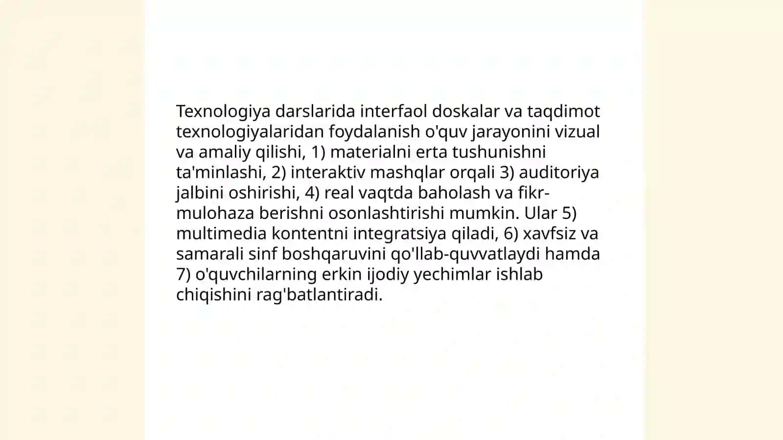 Axborot texnologiyalaridan foydalanish 3