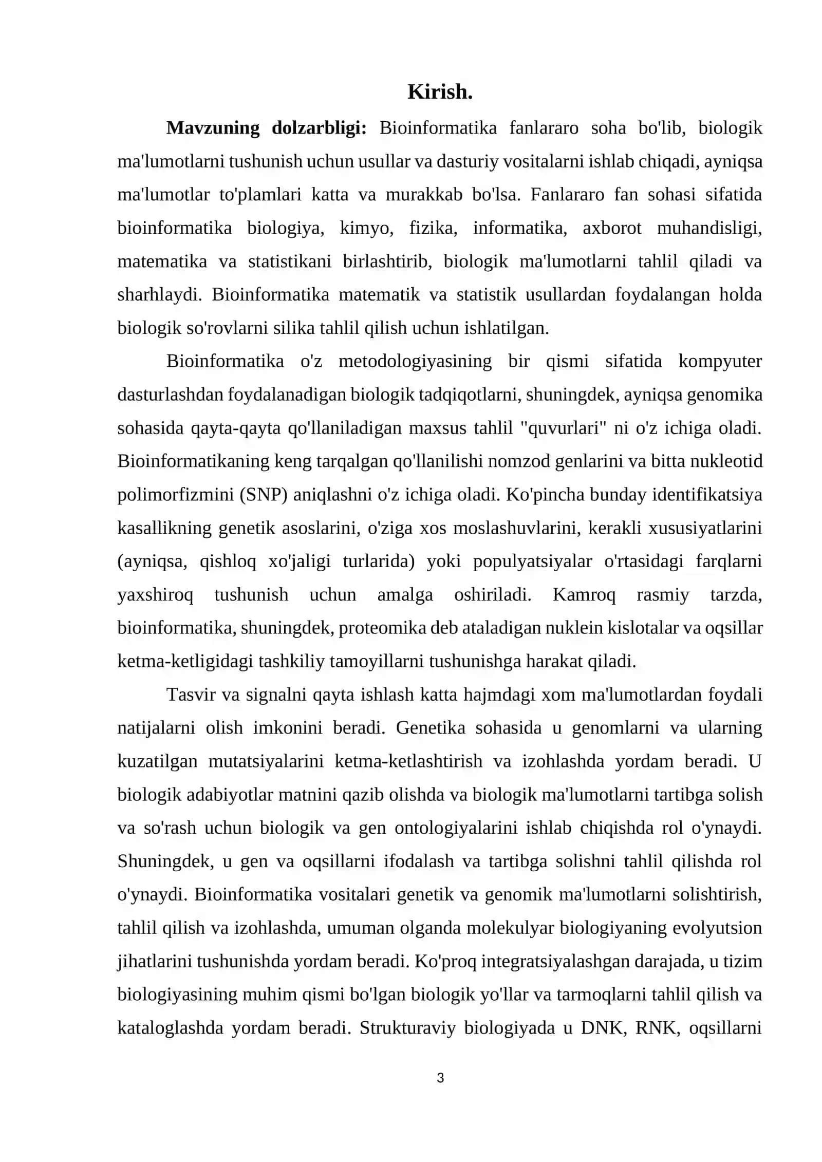 Genomikani o’rganishda bioinformatikaning roli 3
