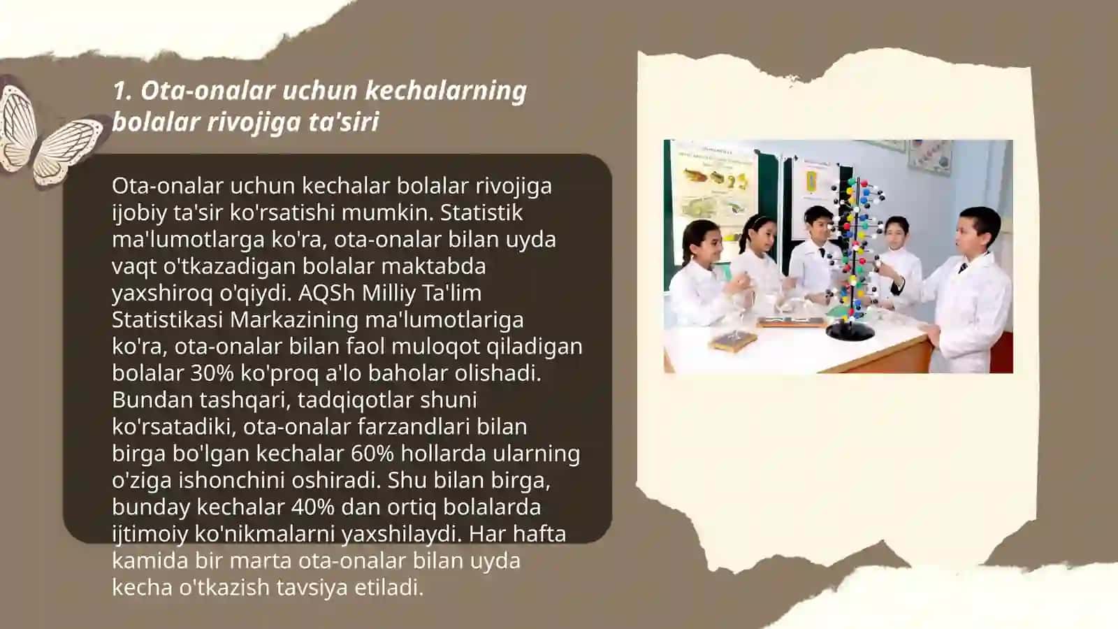 Maktabgacha taʼlimda ota onalar uchun kechalar va toʻgaraklar uyushtirishning ahamiyati 3