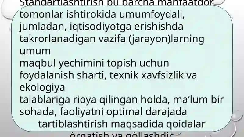 Standartlarni ishlab chiqishning nazariyasoslari 3
