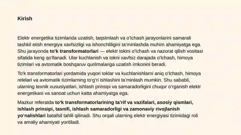 To‘ktransformatorlari 3