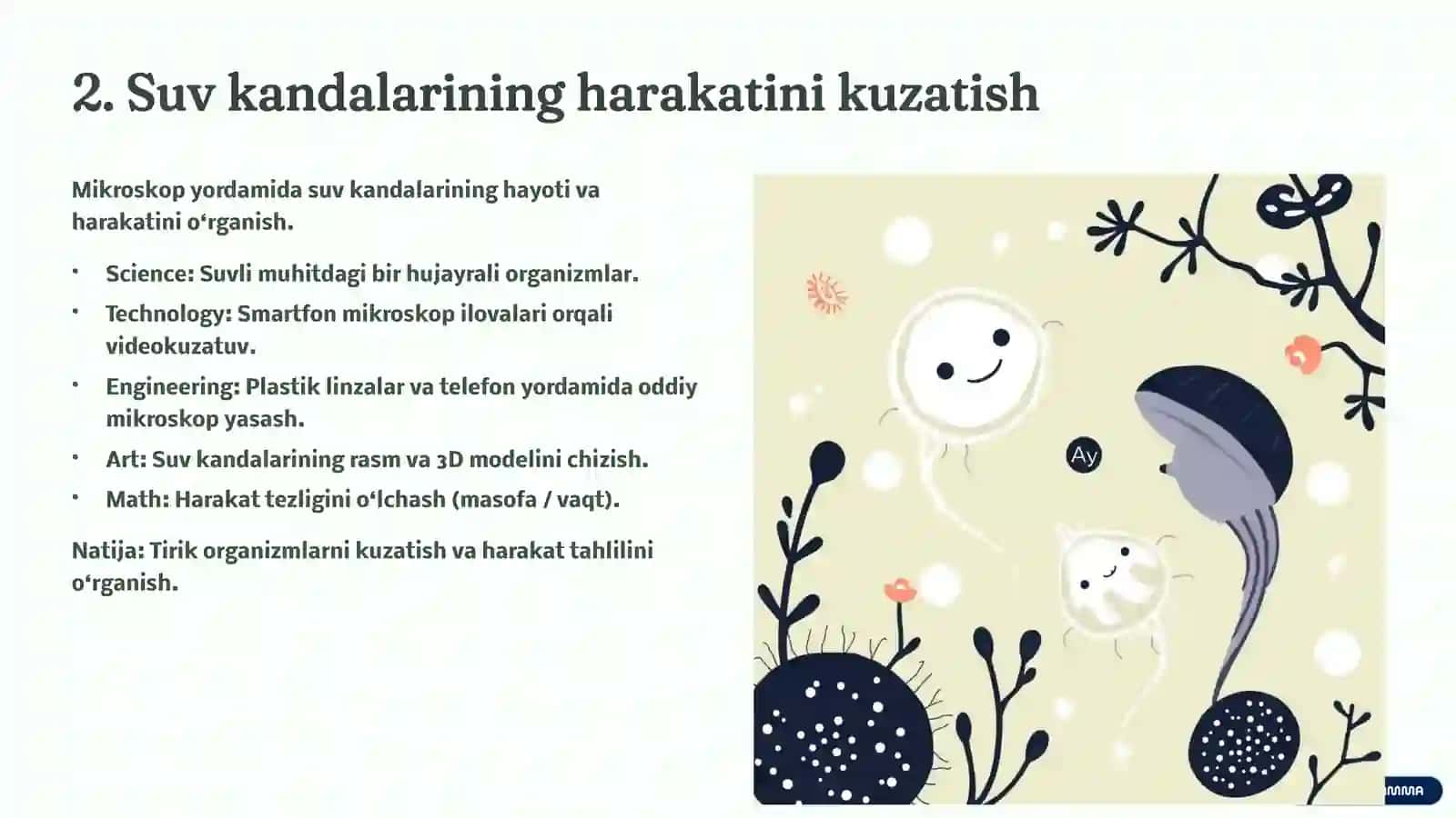 Biologiyani amalda o'rganish 3