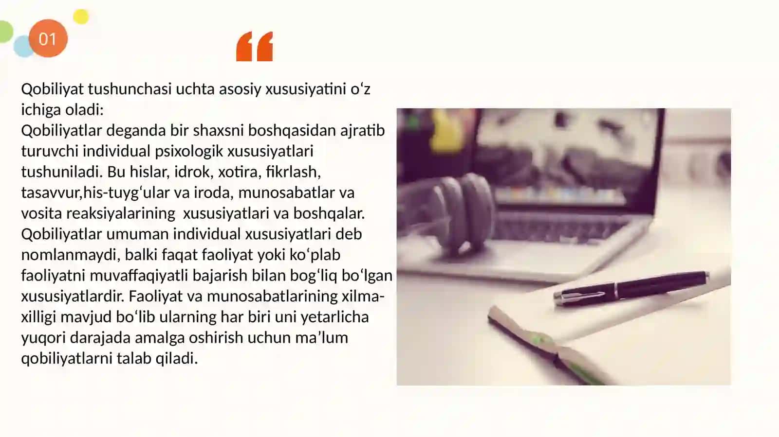 Umumiy va maxsus qobiliyatlar 3