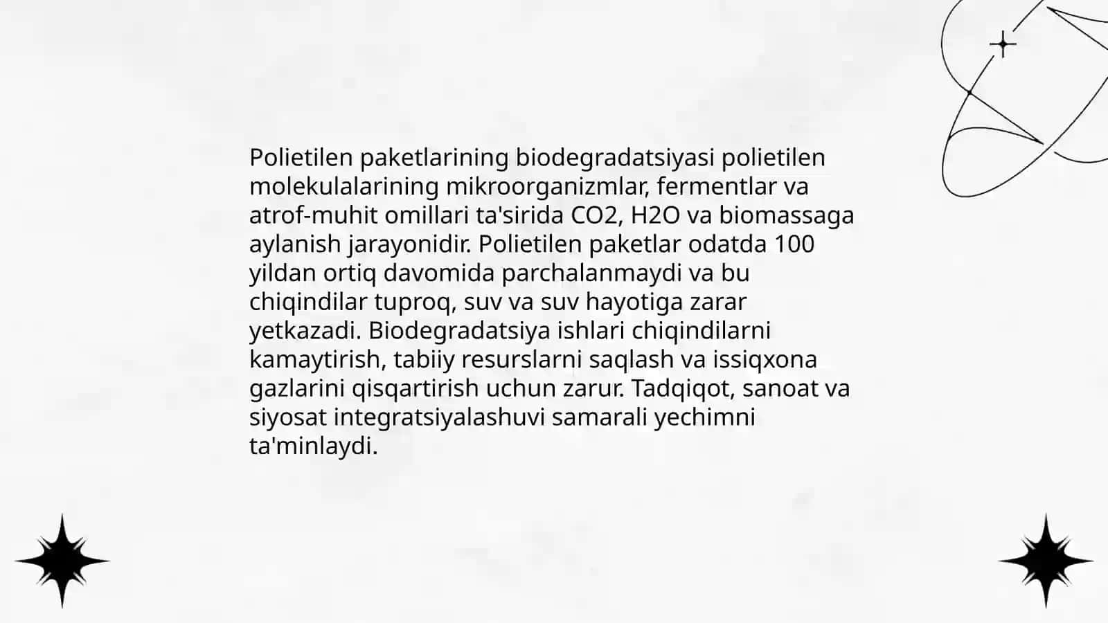 Polietilen paketlarining biodegradatsiyasi 3