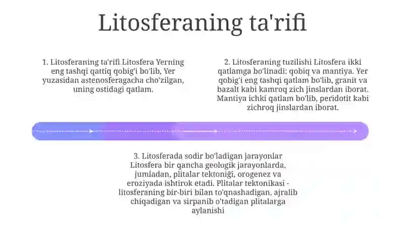 Litosferaning Tuzilishi Va Unda RoʻY Beradigan Hodisalar 3