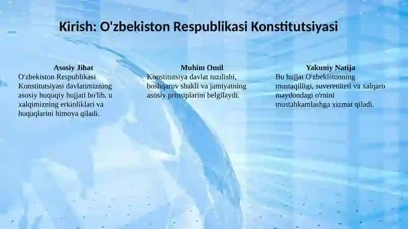 O'zbekiston Respublikasi konstitutsiyaviy huquqi normalari tushunchasi 3