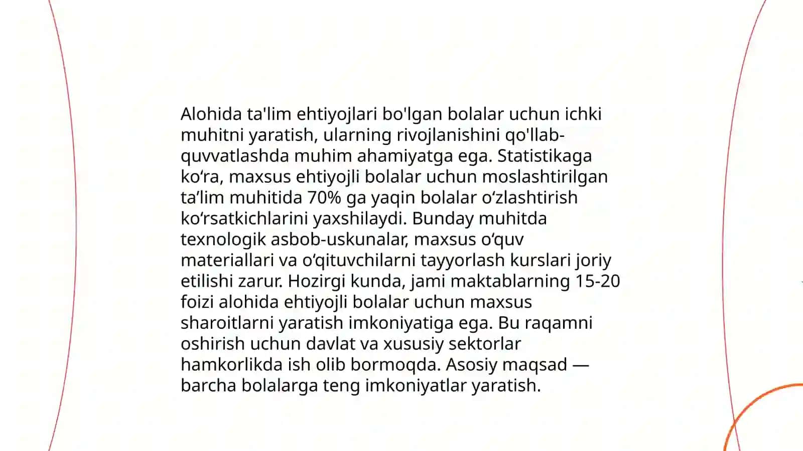 Alohida ta'lim ehtiyojlari 3