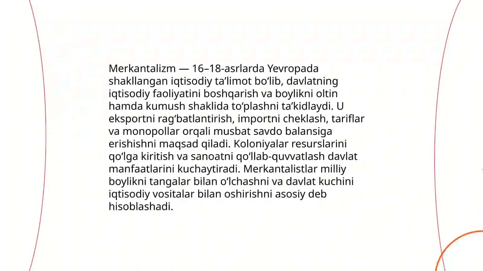 Merkantalizm iqtisodiy taʼlimotining mohiyati va ahamiyati 3