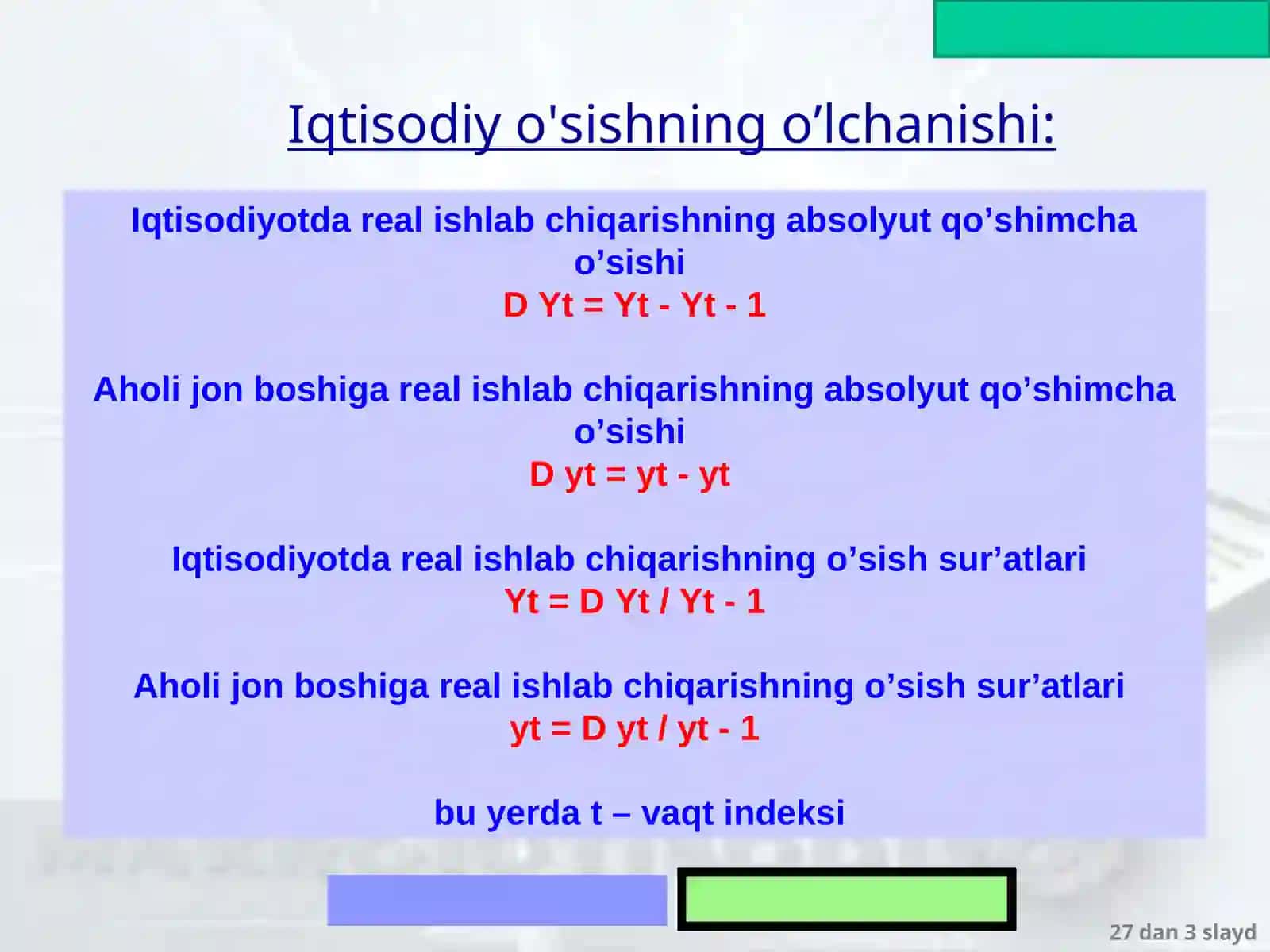 Iqtisodiy o’sish va uni ta’minlovchi omillar 3