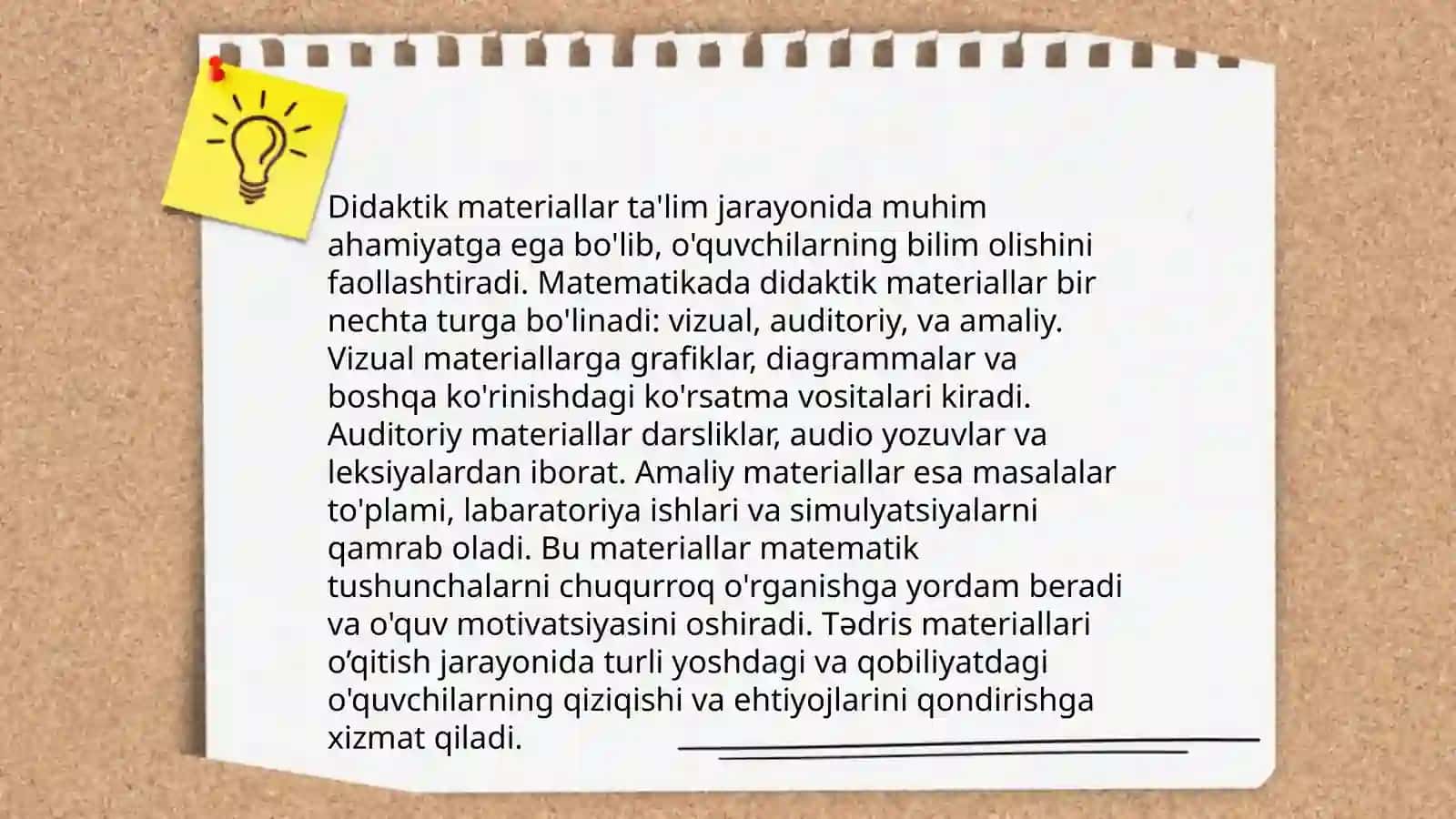 Didaktik materiallar va ularning matematikadagi o'rni 3