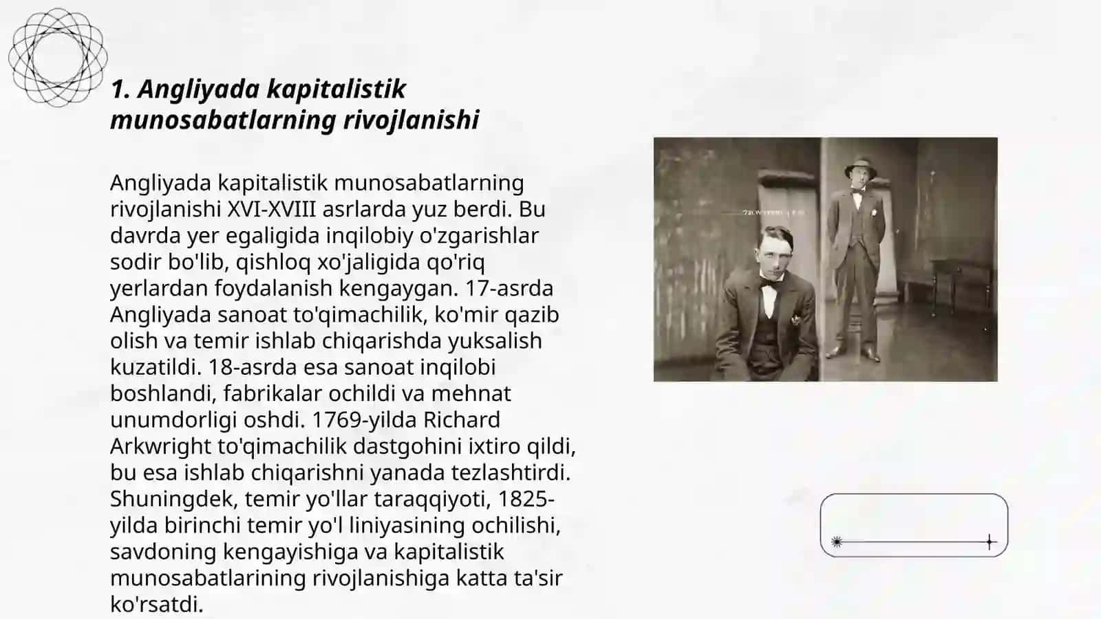 Angliyada kapitalizmning gʻalaba qilishi va ingliz burjua inqilobi. Buyuk Geografik kashfiyotlar 3