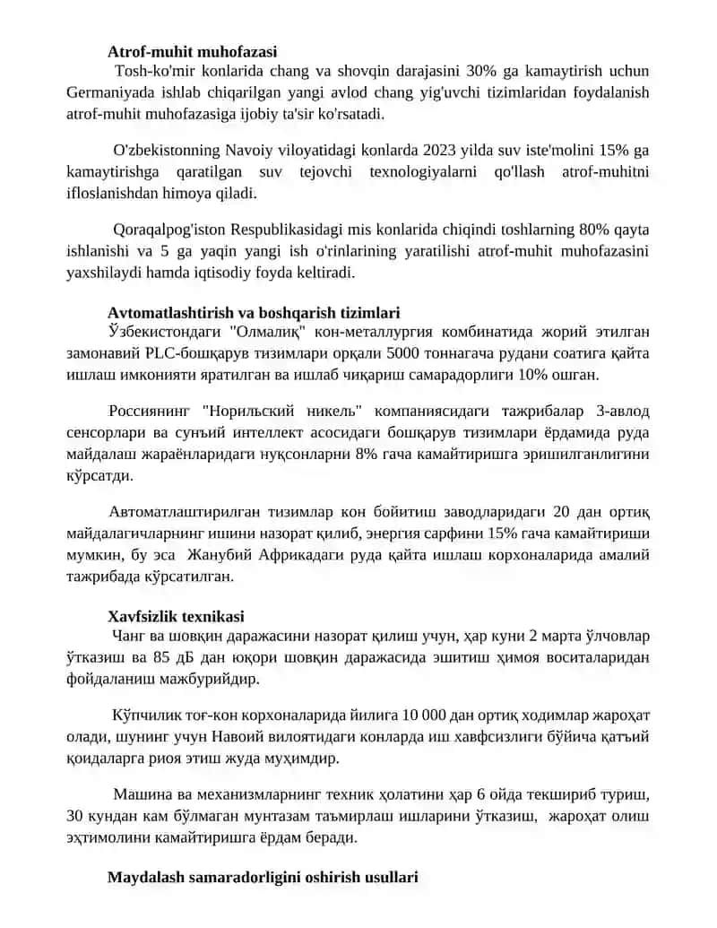 Процессы механизированного дробления руды 3