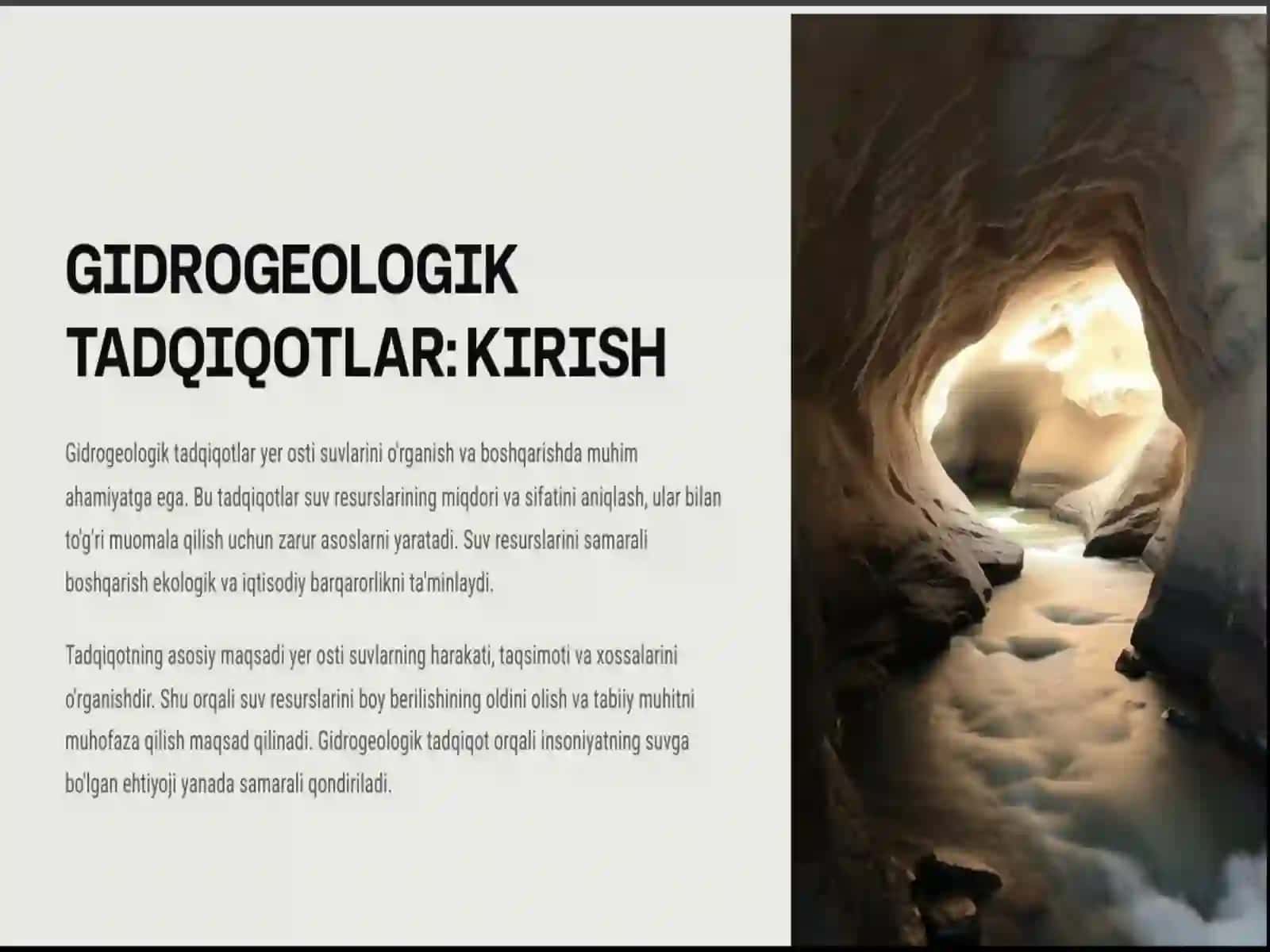 GIDROGEOLOGIK TADQIQOT USULLARI 3