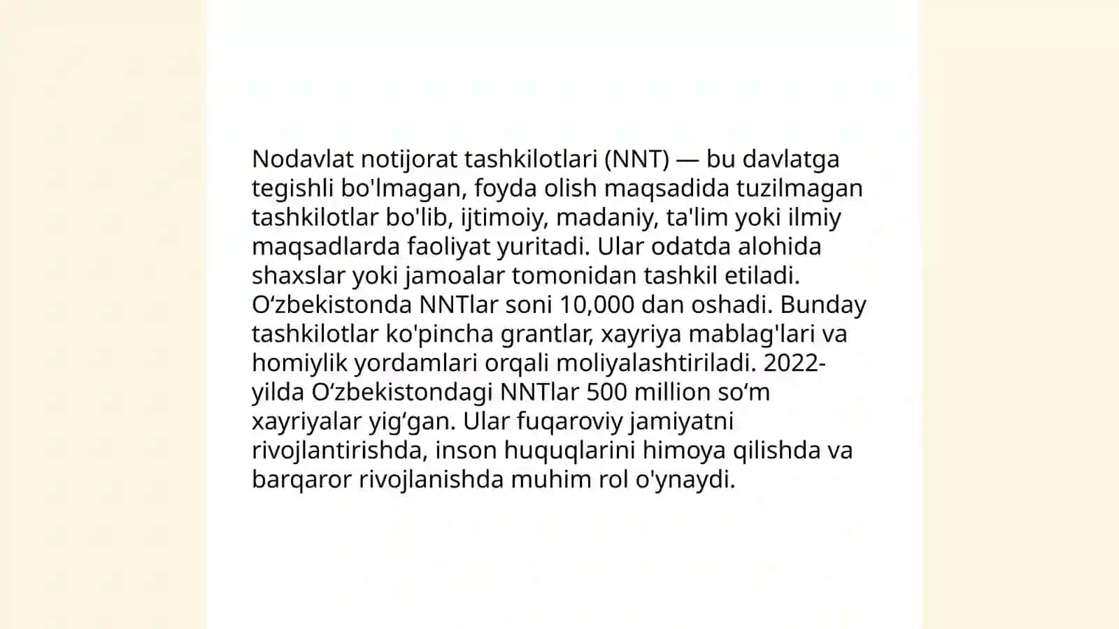 Nodavlat notijorat tashkilotlari 3