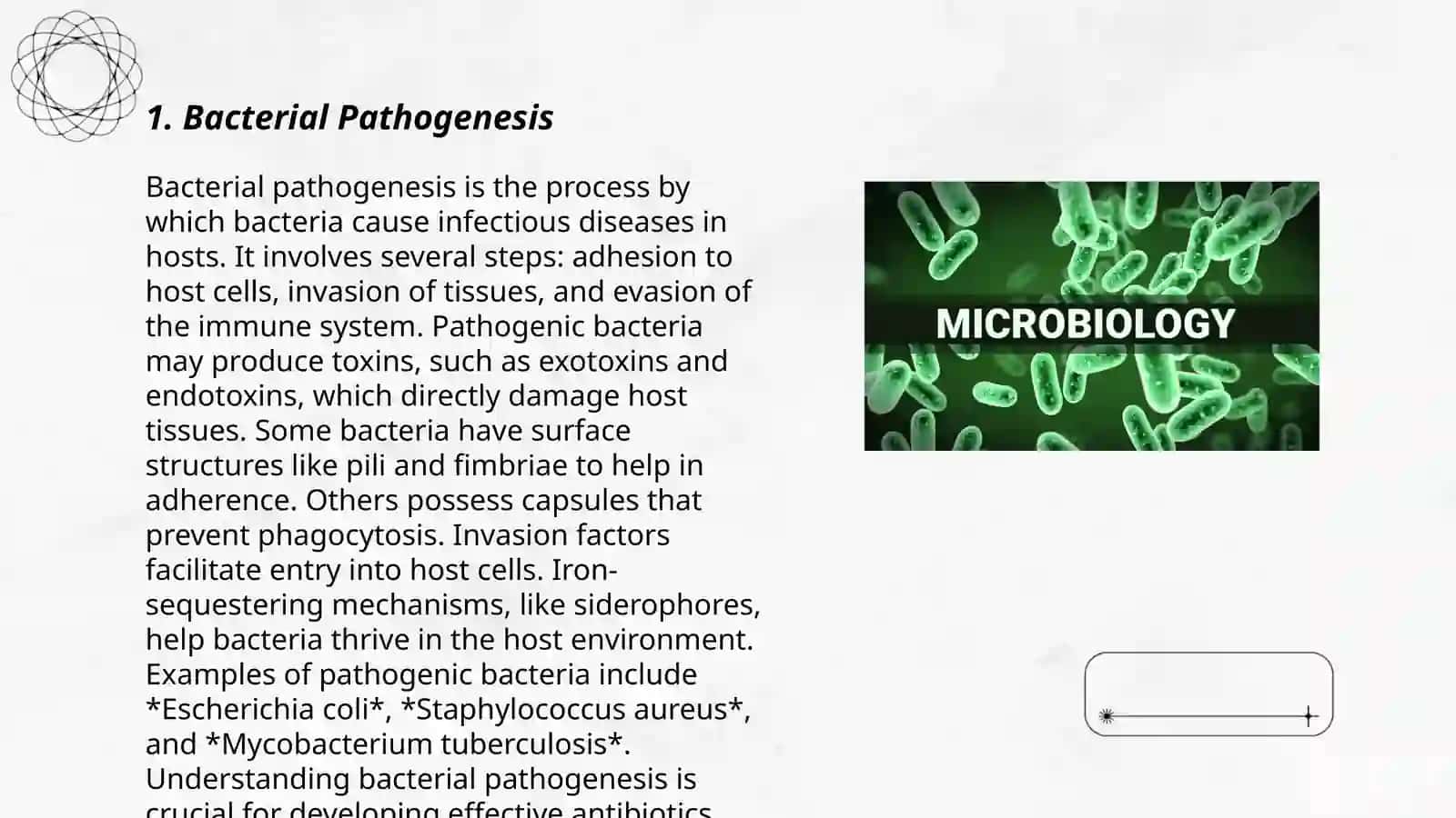 Microorganisms and Microbiology 3
