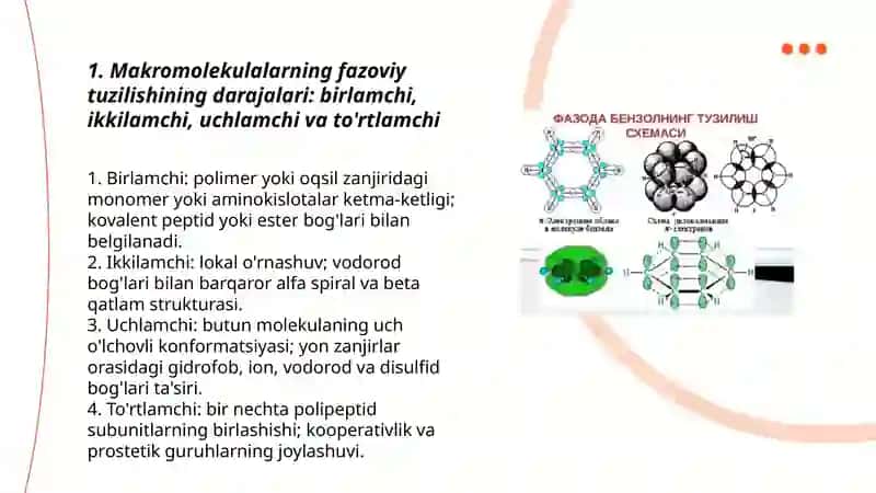 Makromalekulalarning fazoviy tuzilishi 3