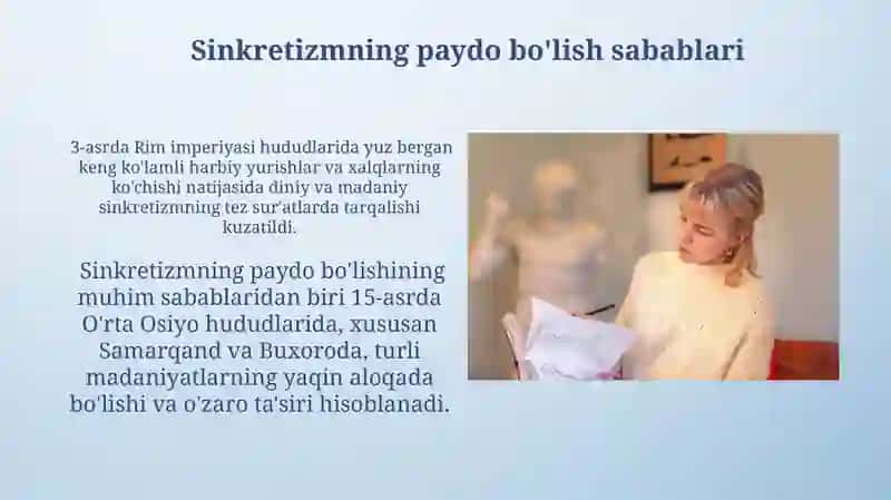 Sinkretizm tushunchasi va uning oʻrganilishi haqida maʼlumot 3