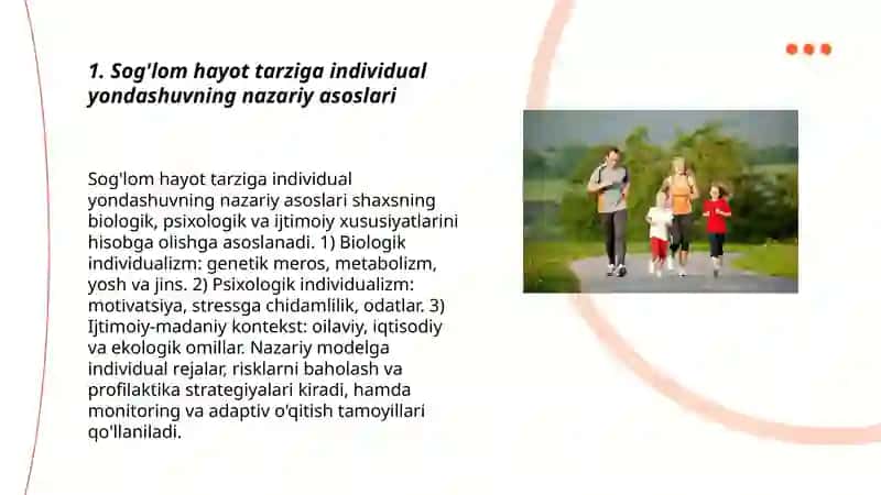Sog'lom hayot tarziga individual yondashuvning nazariy asoslari 3