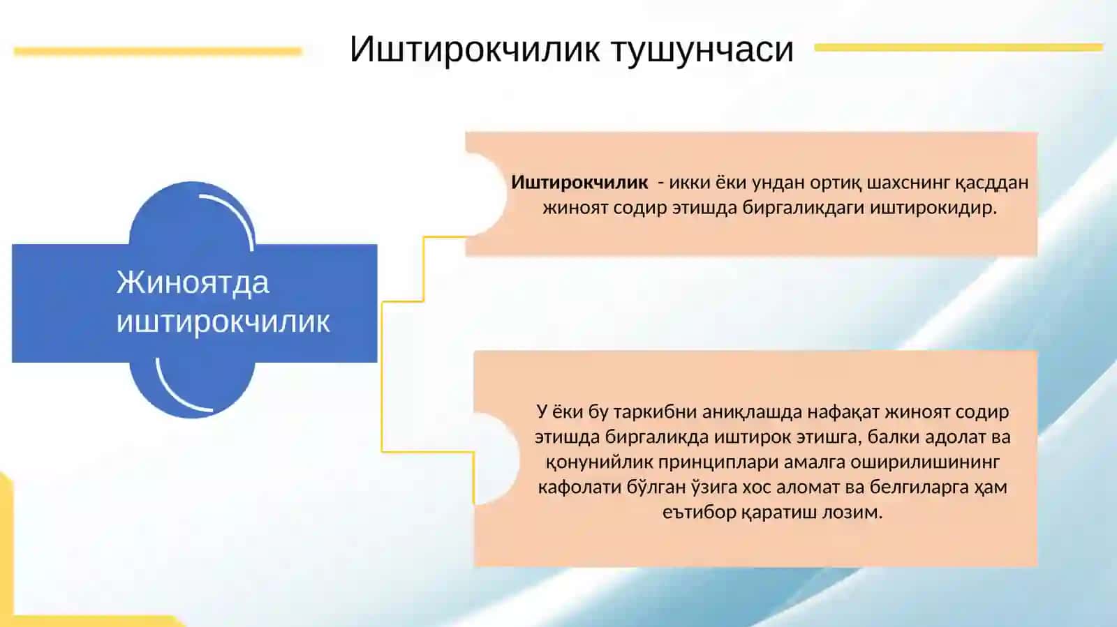 Жиноятда иштирокчилик: тушунчаси ва турлари 3