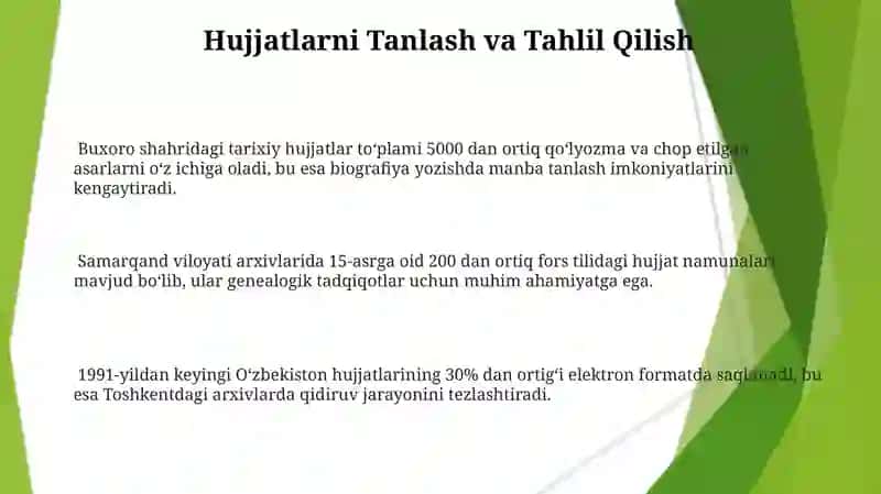 Tarjimayi hol yozilish tartibi.Maʼlumot axborot hujjatlari.Tashkiliy hujjatlar haqida 3